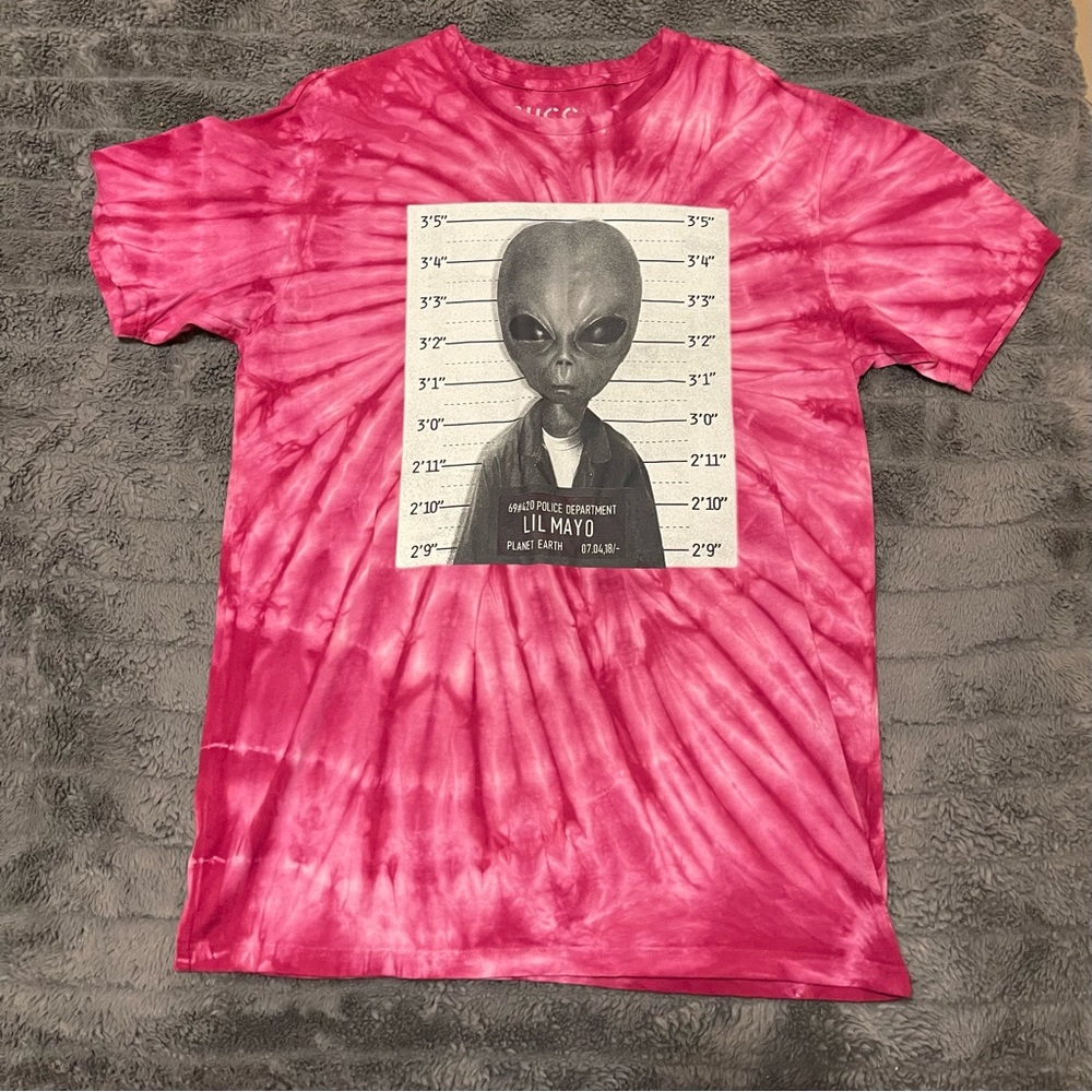 SUCC Lil Mayo Size Large L Men’s tie-dye red